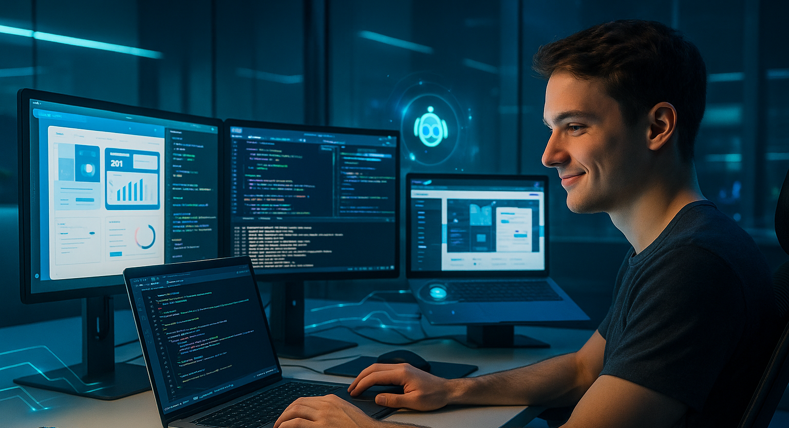Imagen de desarrollo web con el stack MERN